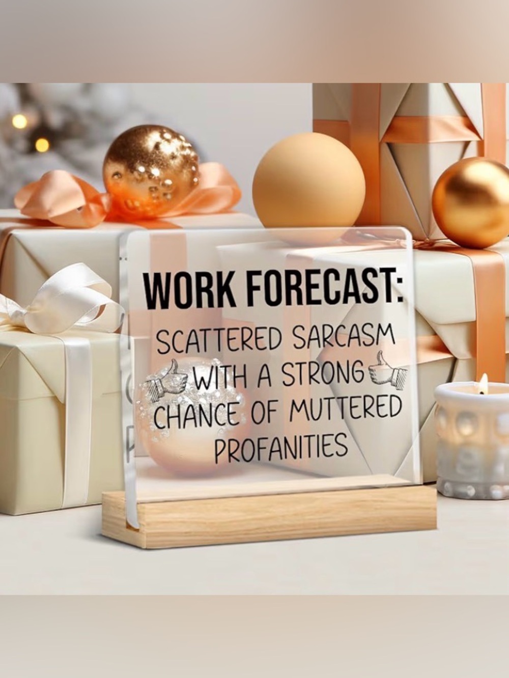 RESERVED 💜Office Humor Desk Sign - Picture 7 of 7